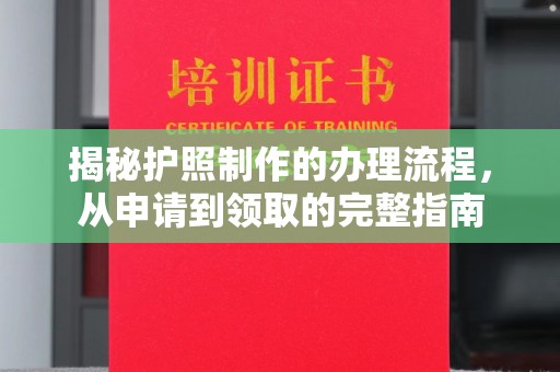 西青揭秘护照制作的办理流程，从申请到领取的完整指南